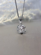 Load image into Gallery viewer, 3.00ct Round Brilliant Cut 6 Prongs Classic Moissanite Diamond Necklace