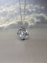 Load image into Gallery viewer, 3.00ct Round Brilliant Cut Intersectional 4-Prong Classic Moissanite Diamond Necklace