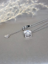 Load image into Gallery viewer, 3.00ct Round Brilliant Cut Intersectional 4-Prong Classic Moissanite Diamond Necklace