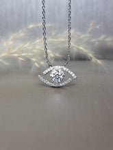 Load image into Gallery viewer, 0.50ct Round Brilliant Cut Moissanite Diamond Necklace