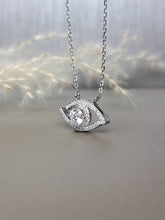 Load image into Gallery viewer, 0.50ct Round Brilliant Cut Moissanite Diamond Necklace