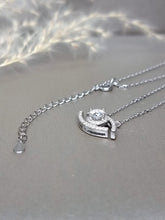 Load image into Gallery viewer, 0.50ct Round Brilliant Cut Moissanite Diamond Necklace