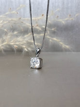 Load image into Gallery viewer, 2.00ct Cushion Cut 4 Prongs Classic Moissanite Diamond Necklace