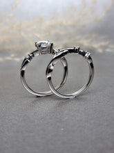 Load image into Gallery viewer, 1.00ct Double-Up(2 in 1) Round Brilliant Cut Moissanite Diamond Ring