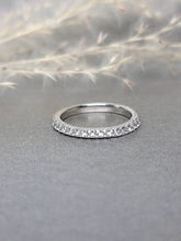Load image into Gallery viewer, Full Eternity Diamond Simulant Ring