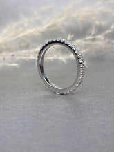Load image into Gallery viewer, Full Eternity Diamond Simulant Ring