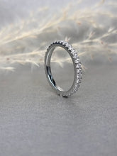 Load image into Gallery viewer, Full Eternity Diamond Simulant Ring