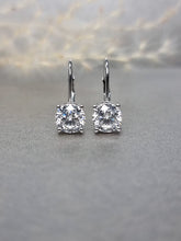 Load image into Gallery viewer, 1.00ct/Ea Round Brilliant Cut Moissanite Diamond Level Back Earring