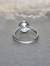 Load image into Gallery viewer, 2.00ct Oval Shape Halo Moissanite Diamond Ring
