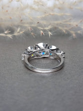 Load image into Gallery viewer, 5.00ct Round Brilliant Cut Grand Half Eternity Moissanite Diamond Ring