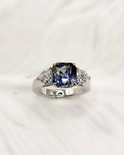 Load image into Gallery viewer, Unheated Tri-color Blue Sapphire