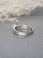 Load image into Gallery viewer, 1.00ct Round Brilliant Cut Moissanite Diamond Classic Channel Setting Ring
