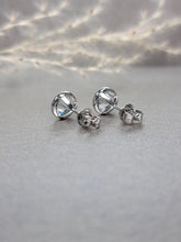 Load image into Gallery viewer, 1.00ct/Ea Moissanite Diamond Classic Bezel Setting Earrings