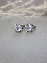 Load image into Gallery viewer, 1.00ct/Ea Moissanite Diamond Classic 6 Prongs Earrings