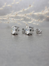 Load image into Gallery viewer, 2.00ct/Ea Round Brilliant Cut Moissanite Diamond Classic 4 prongs Earring