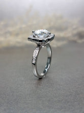 Load image into Gallery viewer, 2.00ct Round Brilliant Cut Moissanite Diamond Classic Ring