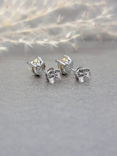 Load image into Gallery viewer, 1.00ct/Ea Heart Shape Vivid Yellow Diamond Simulant Earring