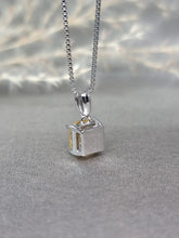 Load image into Gallery viewer, 2.00ct Cushion Cut Vivid Yellow Diamond Simulant Necklace