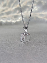 Load image into Gallery viewer, 2.00ct Cushion Cut Vivid Pink Diamond Simulant Necklace