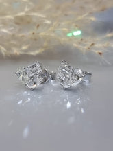 Load image into Gallery viewer, 2.70ct Fancy Cut Lab Grown Diamond 10k White Gold Ear Studs

