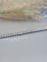Load image into Gallery viewer, 3.60ct Lab Grown Diamond Tennis Bracelet 10k White Gold
