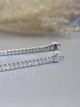 Load image into Gallery viewer, 3.60ct Lab Grown Diamond Tennis Bracelet 10k White Gold
