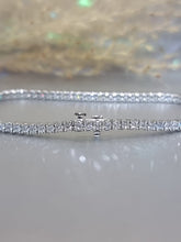 Load image into Gallery viewer, 3.60ct Lab Grown Diamond Tennis Bracelet 10k White Gold
