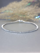 Load image into Gallery viewer, 2.35ct Lab Grown Diamond Tennis Bracelet 10k White Gold
