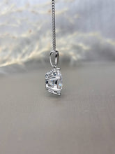 Load image into Gallery viewer, 3.00ct Round Brilliant Cut 6 Prongs Classic Moissanite Diamond Necklace
