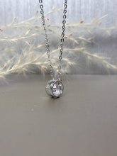 Load image into Gallery viewer, 1.00ct Round Brilliant Cut Bezel Moissanite Diamond Necklace
