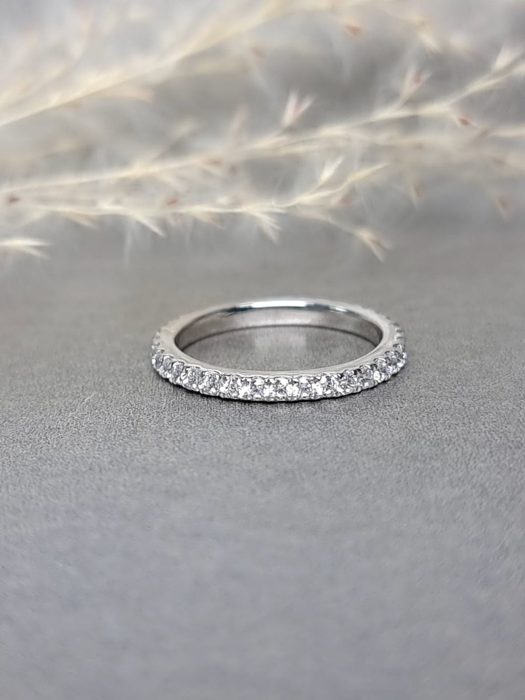 Full Eternity Diamond Simulant Ring