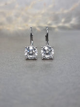Load image into Gallery viewer, 1.00ct/Ea Round Brilliant Cut Moissanite Diamond Level Back Earring
