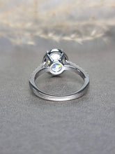 Load image into Gallery viewer, 2.00ct Oval Shape Halo Moissanite Diamond Ring
