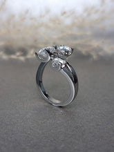Load image into Gallery viewer, 1.80ct Round Brilliant Cut Trilogy Moissanite Diamond Ring
