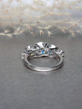 Load image into Gallery viewer, 5.00ct Round Brilliant Cut Grand Half Eternity Moissanite Diamond Ring
