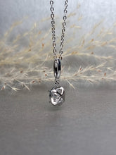 Load image into Gallery viewer, 1.00ct Round Brilliant Cut Halo Moissanite Diamond Necklace
