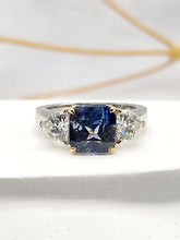 Load image into Gallery viewer, Unheated Tri-color Blue Sapphire
