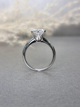 Load image into Gallery viewer, 2.00ct Round Brilliant Cut Moissanite Diamond Classic Knife Edge Ring
