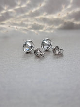 Load image into Gallery viewer, 1.00ct/Ea Moissanite Diamond Classic Bezel Setting Earrings
