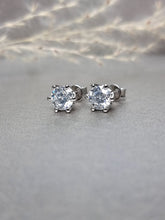 Load image into Gallery viewer, 1.00ct/Ea Moissanite Diamond Classic 6 Prongs Earrings
