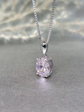 Load image into Gallery viewer, 2.00ct Oval Shape Vivid Pink Diamond Simulant Necklace
